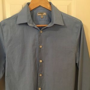 Express Men’s 1MX Long Sleeve Button Down Shirt